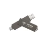 Зовнішній SSD-накопичувач Patriot PVP30 1 ТБ 1000 МБ/с USB 3.2 Gen2 Type-A+C (4711378420043)