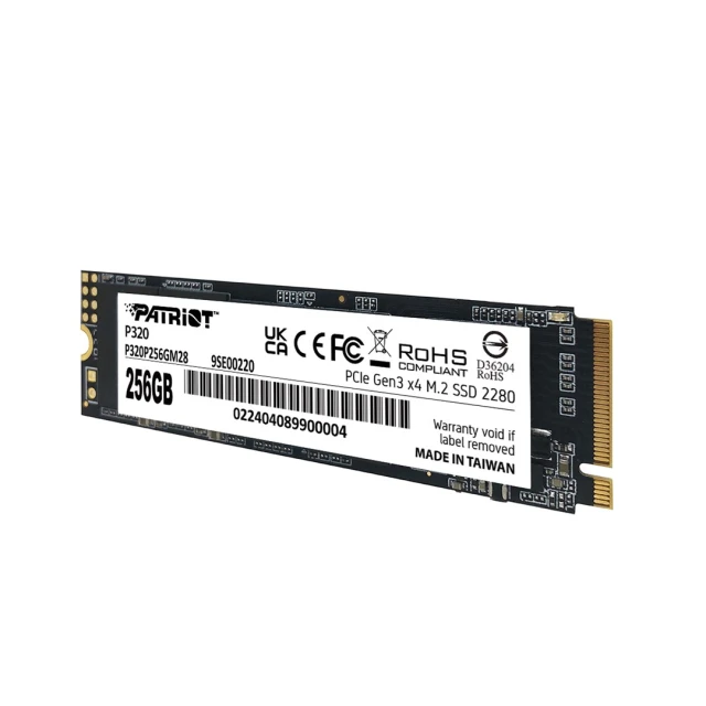 SSD Patriot Memory Viper P320 M.2 NVMe 256 ГБ 2.2 ГБ/с (4711378427608)