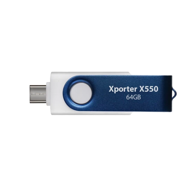 USB флеш-накопичувач Patriot Memory Xporter X550 64 ГБ USB-A + USB-C (4711378428759)