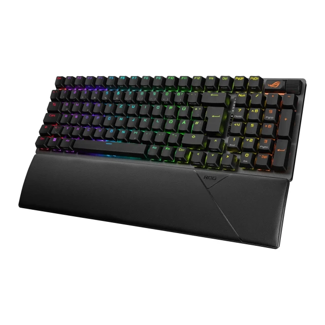 Клавиатура Asus ROG Strix Scope II 96 Wireless беспроводная игровая USB + RF Wireless + Bluetooth немецкая раскладка Black (4711387140420)