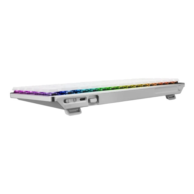 Клавіатура Asus ROG Falchion RX Low Profile ігрова бездротова USB + Bluetooth німецька розкладка White (4711387334232)