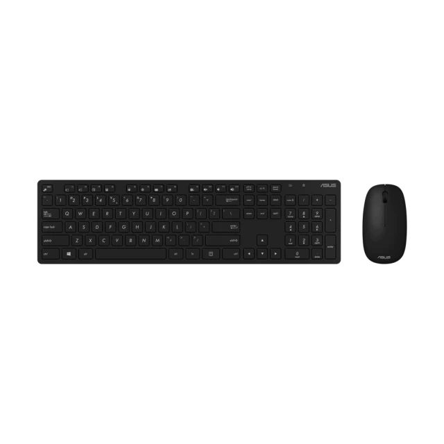 Комплект клавіатура + миша Asus W5000 бездротовий US розкладка Black (4711387538623)