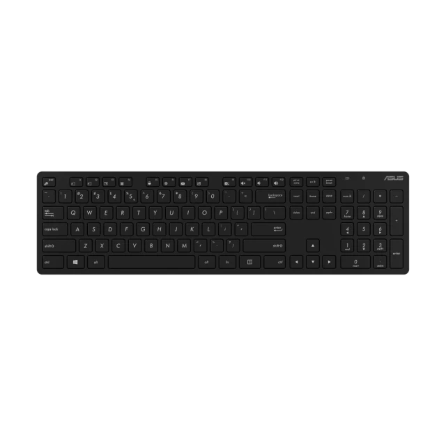 Комплект клавіатура + миша Asus W5000 бездротовий US розкладка Black (4711387538623)