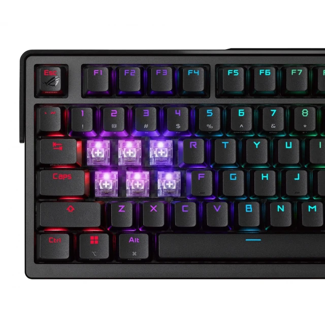 Клавіатура Asus ROG Azoth Extreme ігрова бездротова USB + Bluetooth німецька розкладка Black (4711387599747)