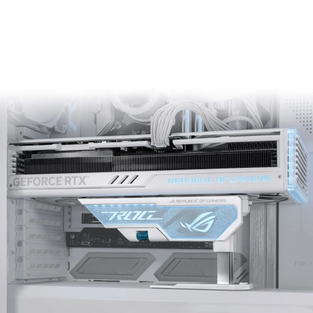 Тримач для відеокарти Asus ROG HERCULX XH01 White (4711387604335)