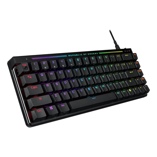 Клавіатура Asus ROG Falchion Ace HFX ігрова USB німецька розкладка Black (4711387651858)