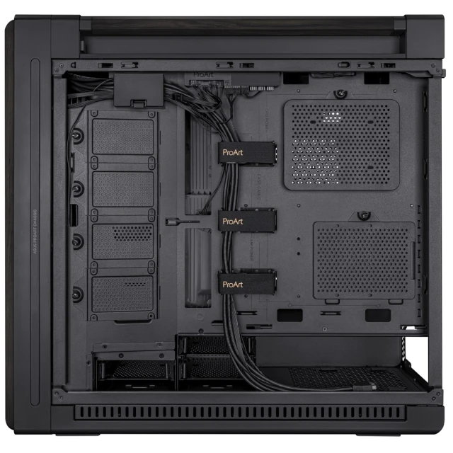 Корпус Asus ProArt PA602 Wood TG PWM Black (4711387664421)