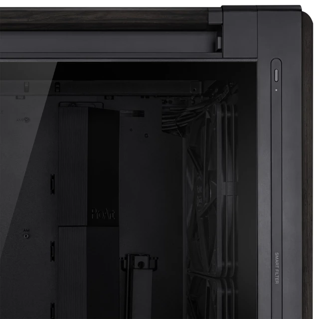 Корпус Asus ProArt PA602 Wood TG PWM Black (4711387664421)