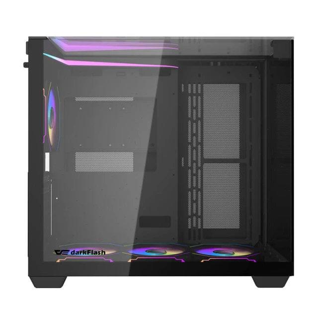 Корпус компьютера Darkflash TH285 + 4 вентилятора (Black)