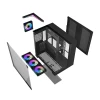 Корпус компьютера Darkflash TH285 + 4 вентилятора (Black)
