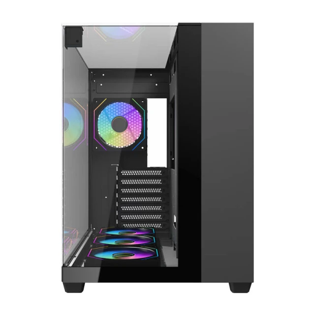 Корпус компьютера Darkflash TH285 + 4 вентилятора (Black)