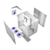 Корпус комп'ютерний Darkflash TH285 White + 4 вентилятори