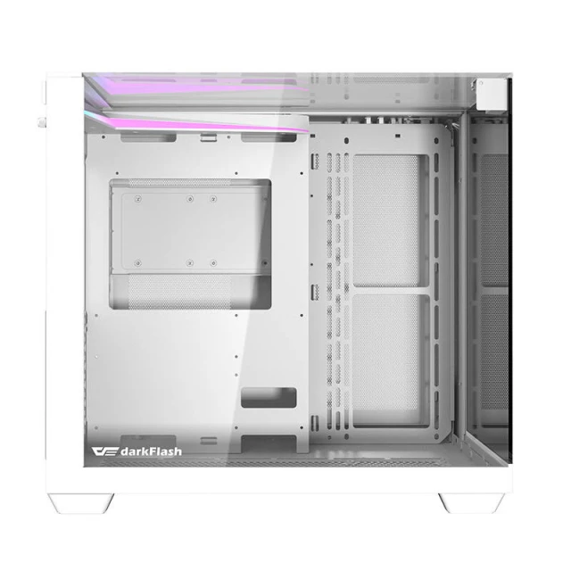 Корпус комп'ютерний Darkflash TH285 White + 4 вентилятори