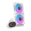Охолодження водяне Darkflash DH240D 2x120mm White (DH240D WHITE)