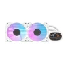 Охолодження водяне Darkflash DH240D 2x120mm White (DH240D WHITE)
