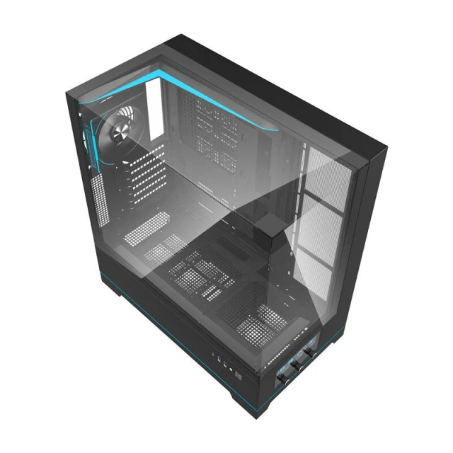 Корпус комп'ютера DARKFLASH DY450 PRO Black + 1 вентилятор (4711527001529)