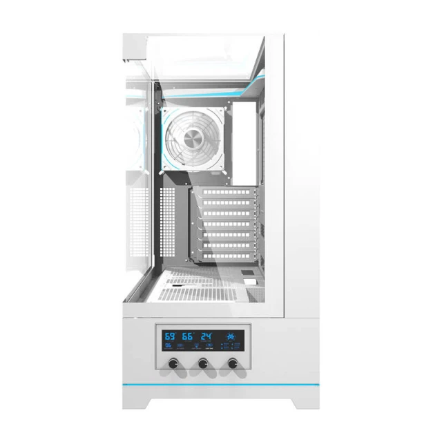 Корпус комп'ютера DARKFLASH DY450 Pro White + 1 вентилятор (DY450 PRO White)