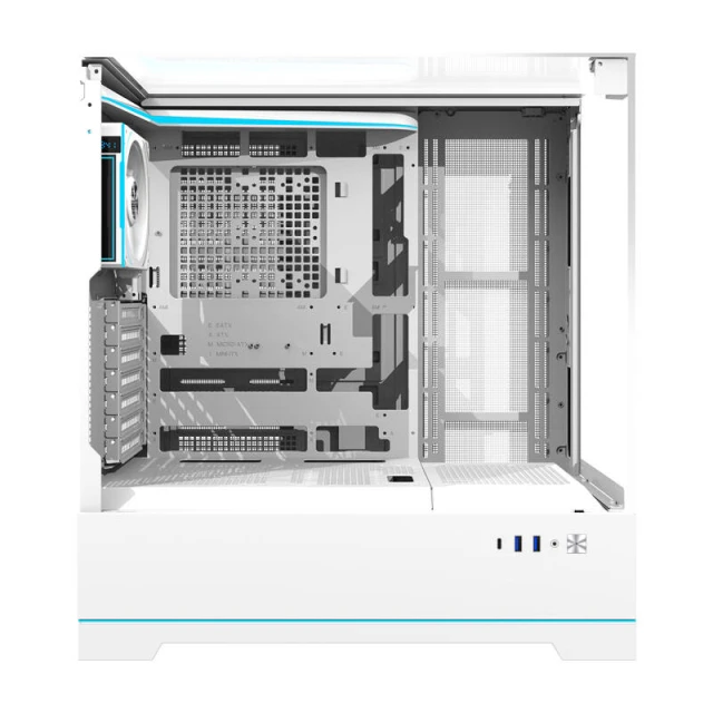 Корпус комп'ютера DARKFLASH DY450 Pro White + 1 вентилятор (DY450 PRO White)