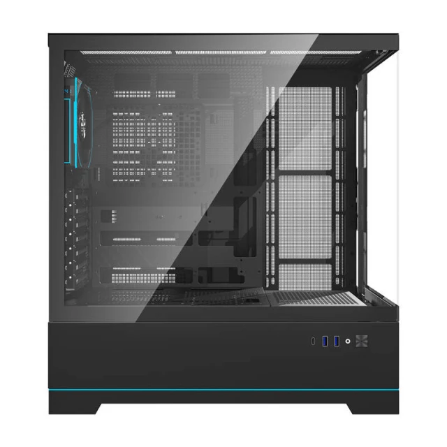 Корпус комп'ютерний Darkflash DY451 PRO Black + 1 вентилятор