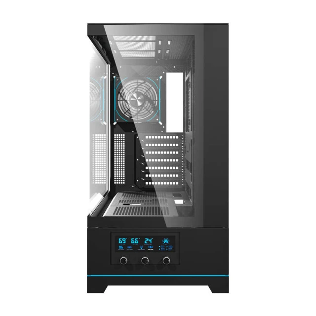 Корпус комп'ютерний Darkflash DY451 PRO Black + 1 вентилятор
