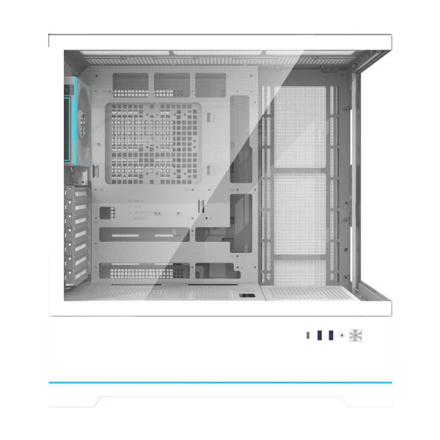Корпус комп'ютера Darkflash DY451 PRO White + 1 вентилятор (4711527001574)