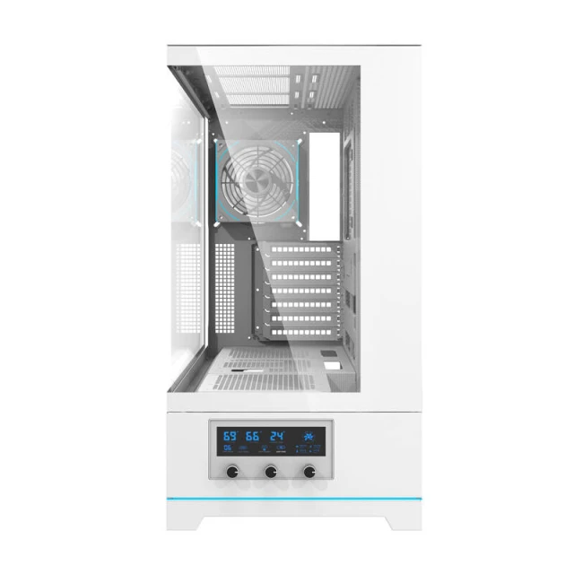 Корпус комп'ютера Darkflash DY451 PRO White + 1 вентилятор (4711527001574)