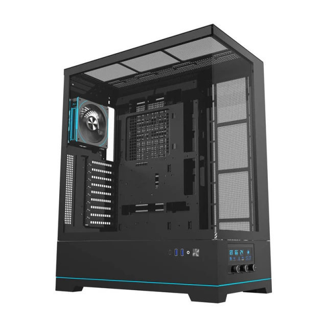 Корпус комп'ютера DARKFLASH DY451L PRO Black + 1 вентилятор (DY451L)