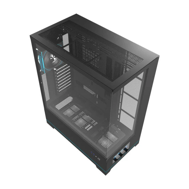 Корпус комп'ютера DARKFLASH DY451L PRO Black + 1 вентилятор (DY451L)