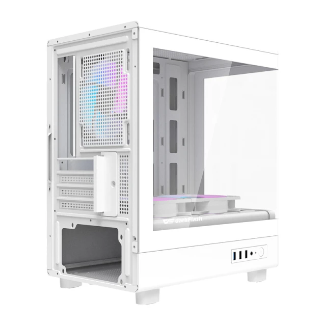 Корпус комп'ютерний Darkflash DB330M White + 3 вентилятора (DB330M)