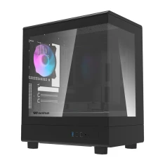 Корпус комп'ютера Darkflash DB330M + 3 вентилятори Black (DB330M)