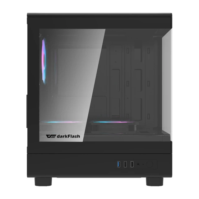 Корпус компьютера Darkflash DB330M + 3 вентилятора Black (DB330M)