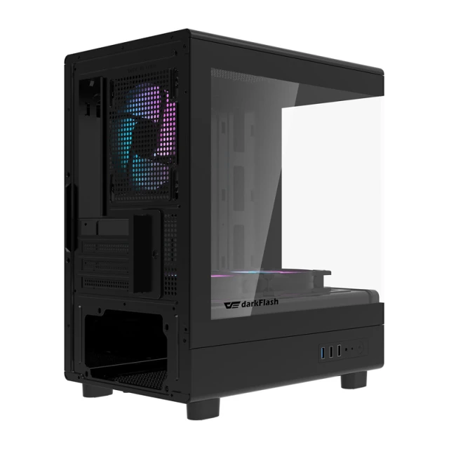 Корпус компьютера Darkflash DB330M + 3 вентилятора Black (DB330M)
