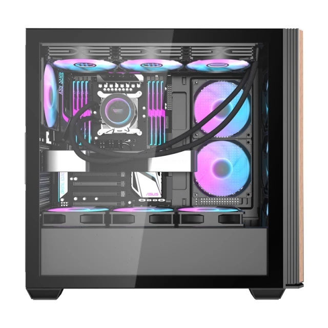 Корпус комп'ютерний Darkflash DS900WS 4 вентилятори Black (4711527004575)