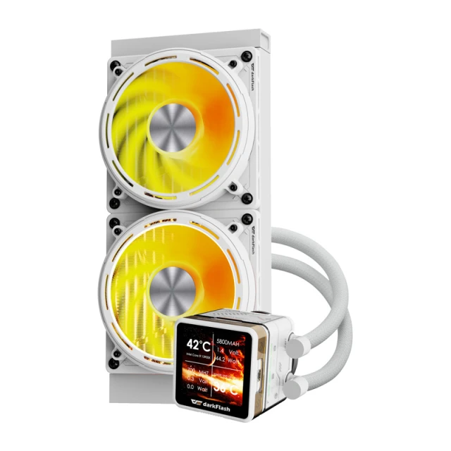 Охолодження водяне Darkflash DE240 120mm White (DE240)