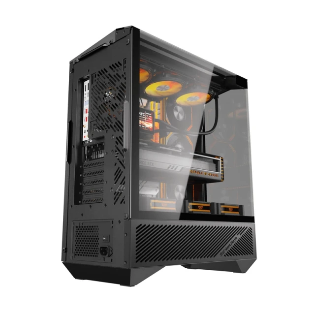 Корпус комп'ютерний Darkflash DY460 Black з 4 вентиляторами ARGB (DY460)