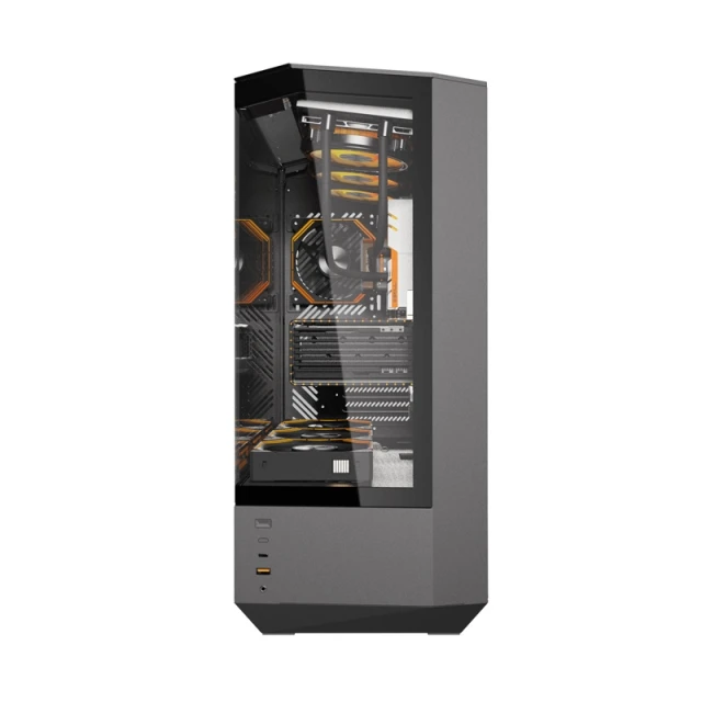 Корпус комп'ютерний Darkflash DY460 Black з 4 вентиляторами ARGB (DY460)