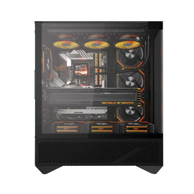 Корпус комп'ютерний Darkflash DY460 Black з 4 вентиляторами ARGB (DY460)