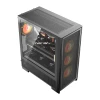Корпус компьютерный Darkflash Airnova + 3 вентилятора Black (AIRNOVA BLK +3F)