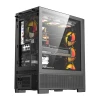 Корпус компьютерный Darkflash Airnova + 3 вентилятора Black (AIRNOVA BLK +3F)