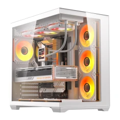 Корпус комп'ютерний DarkFlash C280 White з 7 вентиляторами (C280 WHT +7F)