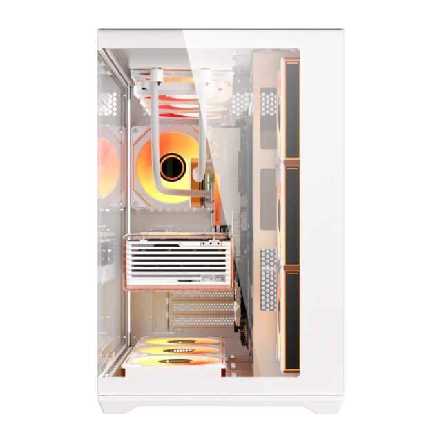 Корпус комп'ютерний DarkFlash C280 White з 7 вентиляторами (C280 WHT +7F)