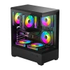 Корпус компьютерный DarkFlash C365 Black + 5 вентиляторов