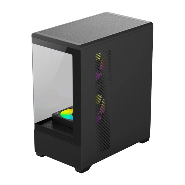 Корпус компьютерный DarkFlash C365 Black + 5 вентиляторов