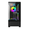Корпус компьютерный DarkFlash C365 Black + 5 вентиляторов