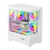 Корпус компьютерный DarkFlash C365 White + 5 вентиляторов