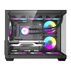 Корпус комп'ютерний DarkFlash B275 PRO Black + 6 вентиляторів (B275 PRO BLK +6F)