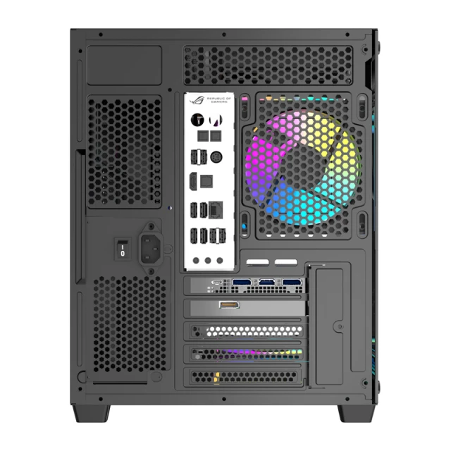 Корпус комп'ютерний DarkFlash B275 PRO Black + 6 вентиляторів (B275 PRO BLK +6F)