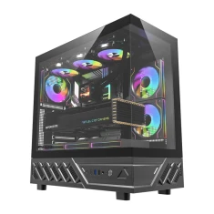 Корпус комп'ютерний Darkflash DS950 Black + 6 вентиляторів