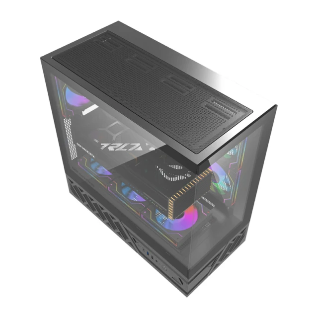 Корпус компьютерный Darkflash DS950 Black + 6 вентиляторов