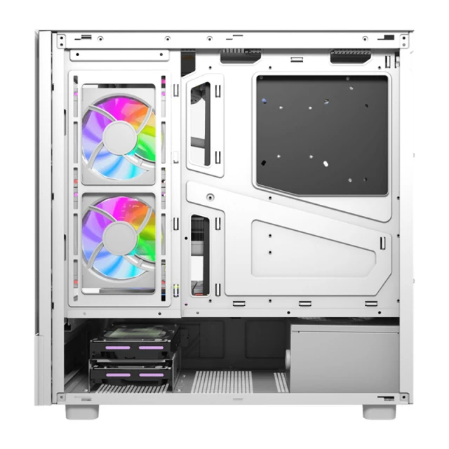 Корпус комп'ютера DarkFlash DS950V White з дисплеєм + 6 вентиляторів